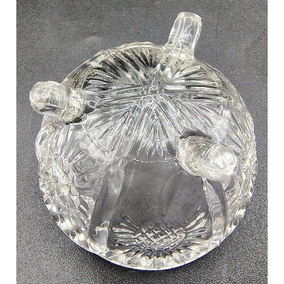 Salt Dip Cellars Fostoria & Wright Glass Bowls Vintage Footed Pedestal Lot of 2 - Picture 14 of 14